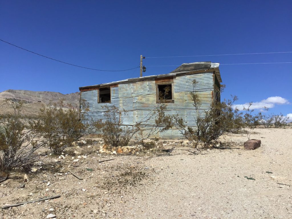 Rhyolite abandonment closeup