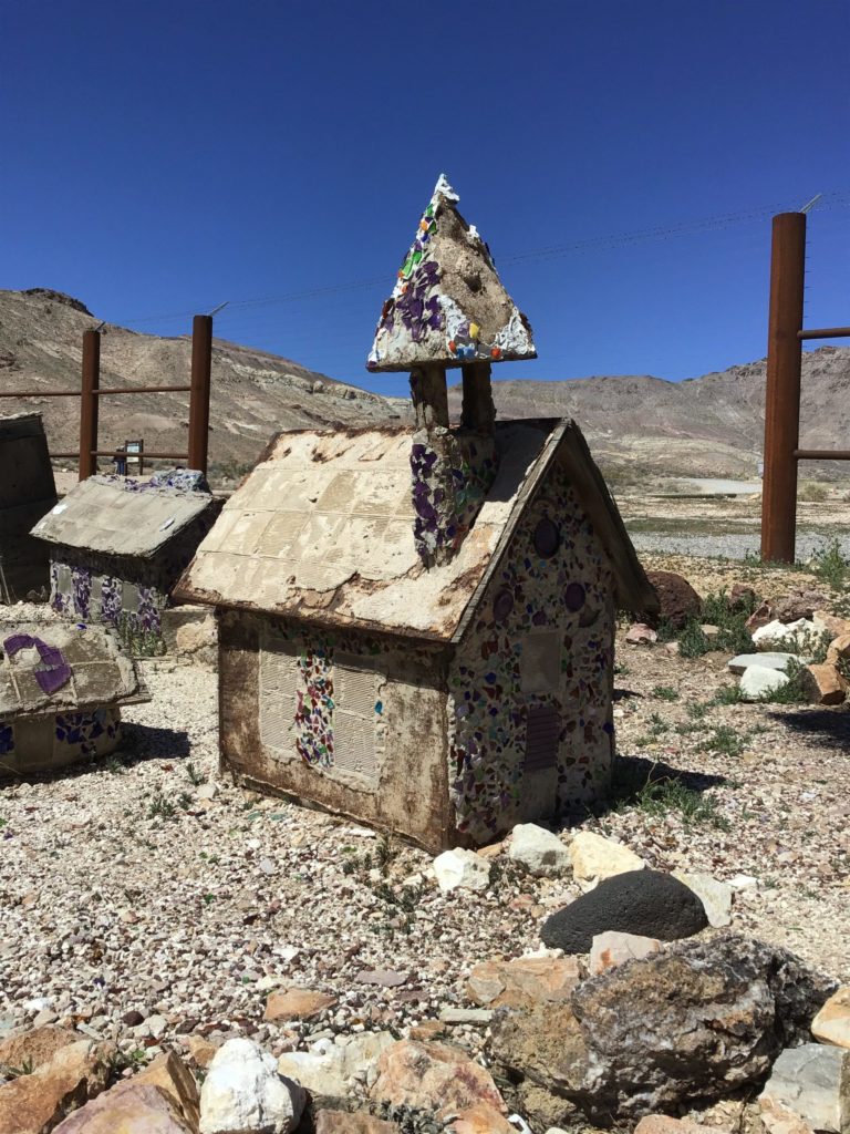 Rhyolite mosaic chapel